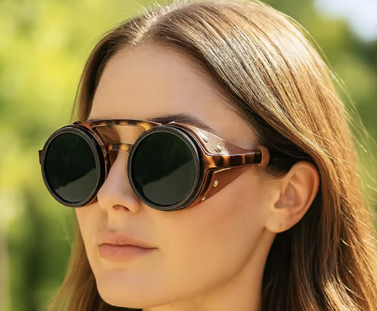 Gletsjer Solbrille – Solbrille med Sideskærme og justerbar styrke
