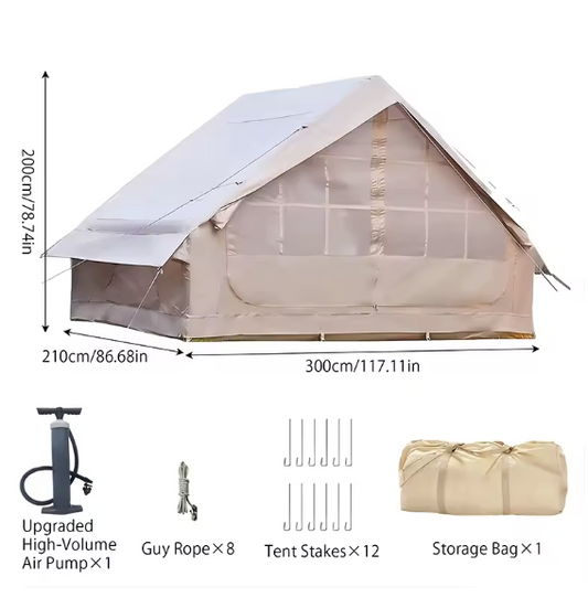 Oppusteligt Festivaltelt – 6 Personer – 300x210x200 cm
