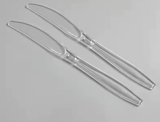 Plastikknive 20 stk. gennemsigtige