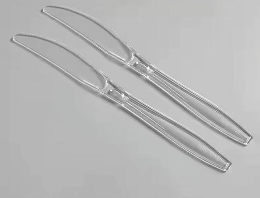 Plastikknive 20 stk. gennemsigtige